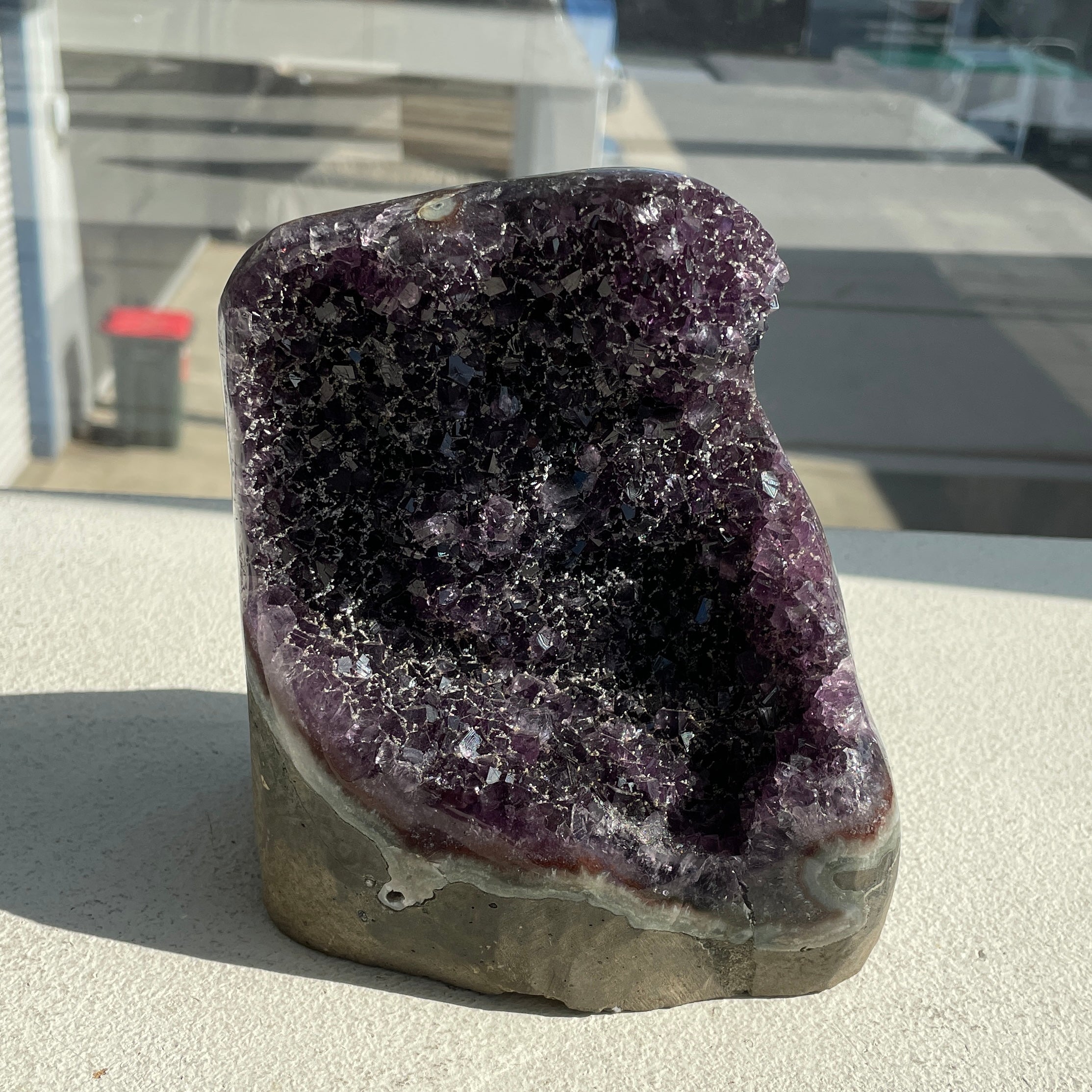 Amethyst - Cut Base Cluster - 81 Amethyst - Cut Base Cluster - 81